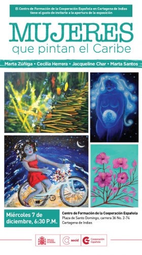 Mujeres que pintan el Caribe