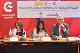 Inauguración del 'Curso sobre la función judicial en la ejecución y cumplimiento de la pena y en la protección de los derechos fundamentales de los privados de libertad'.