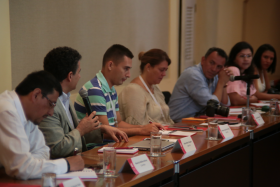 Participantes durante el desarrollo de la actividad.