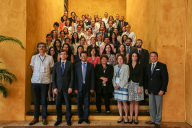 Foto grupal de los participantes al Encuentro