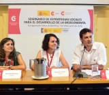 Acto de inauguración de la actividad "Estrategias locales para el desarrollo de la Bioeconomía"