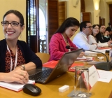 Participantes durante la actividad sobre la consolidación del sistema FALFRA como herramienta de intercambio de información en la lucha contra los medicamentos fraudulentos